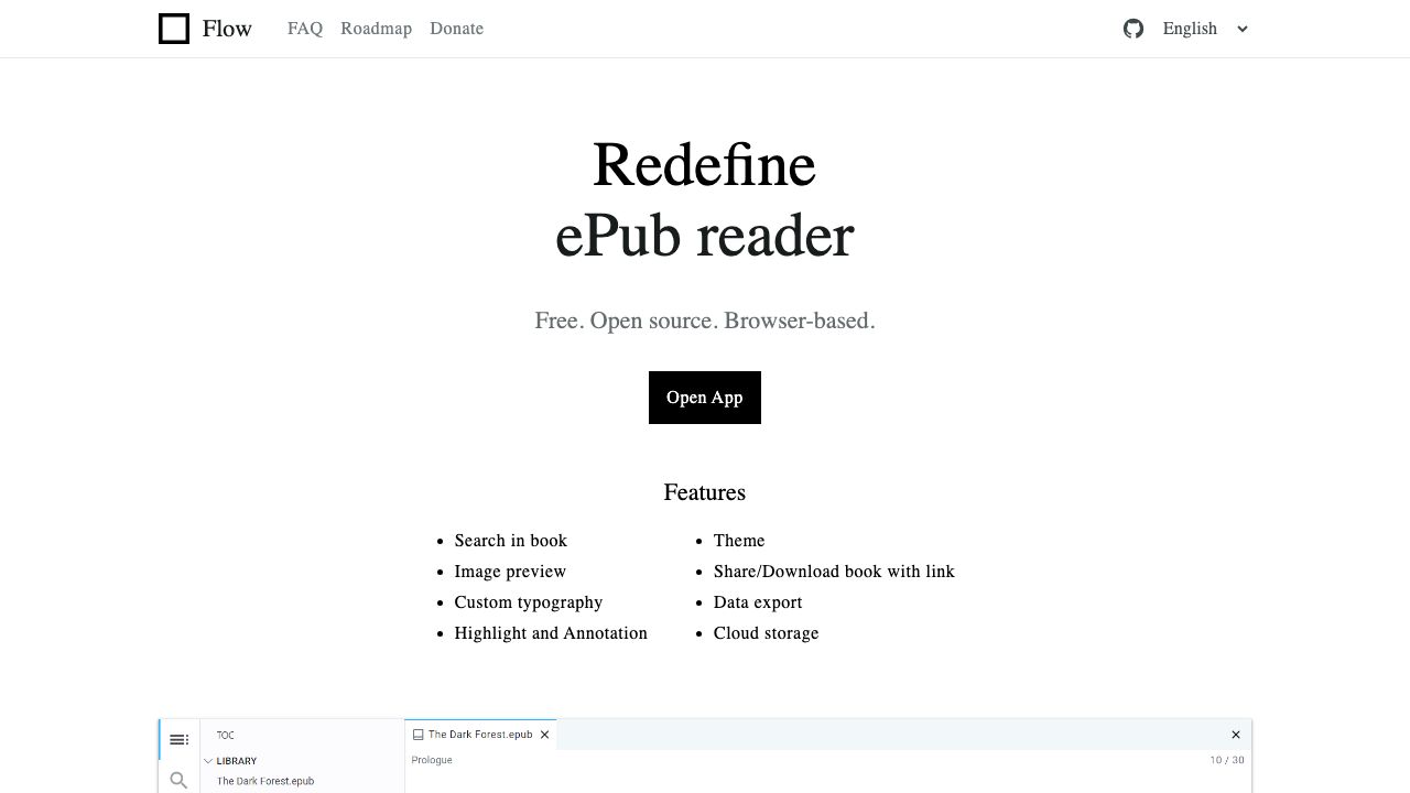 Screenshot of flowoss.com
