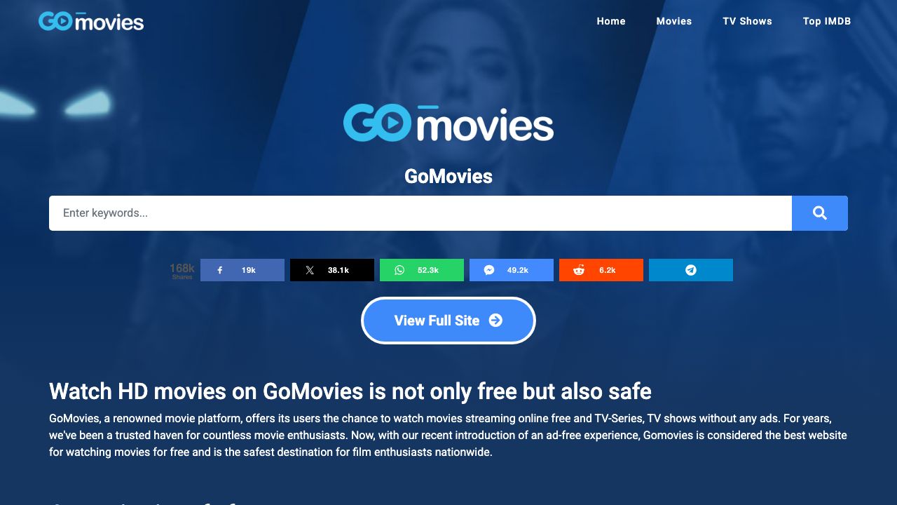 Screenshot of gomovies.gg