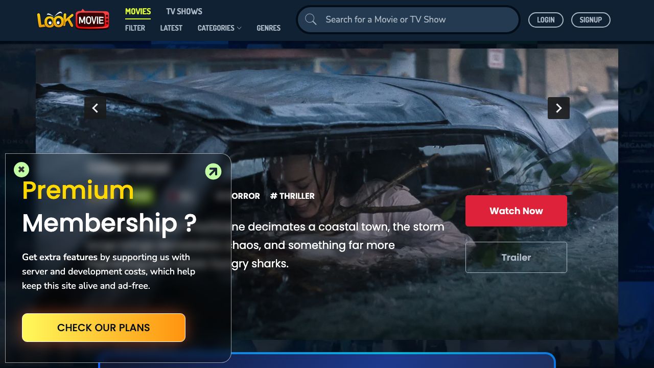Screenshot of lookmovie2.to