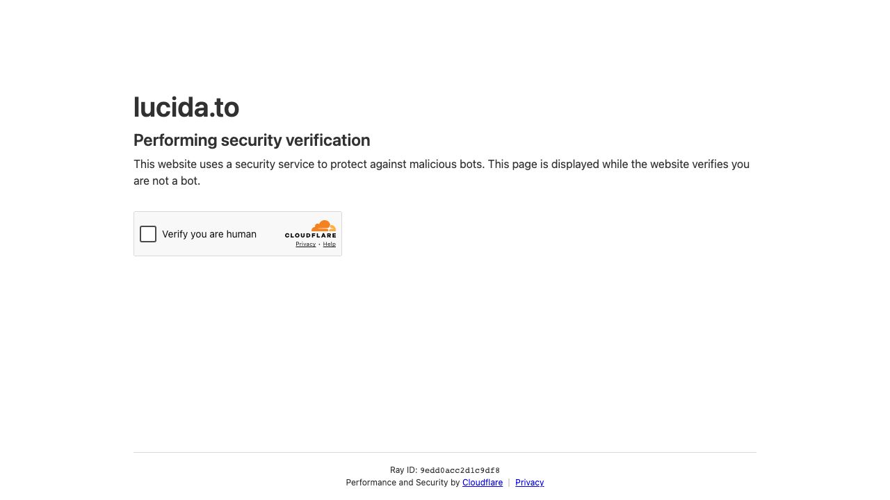 Screenshot of lucida.to