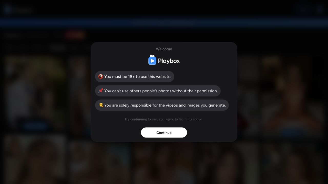 Screenshot of playbox.com