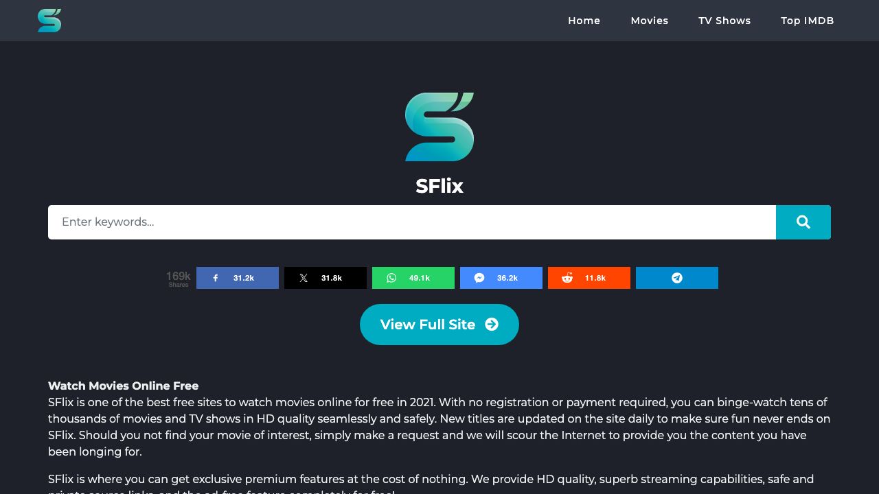 Screenshot of sflix.ps