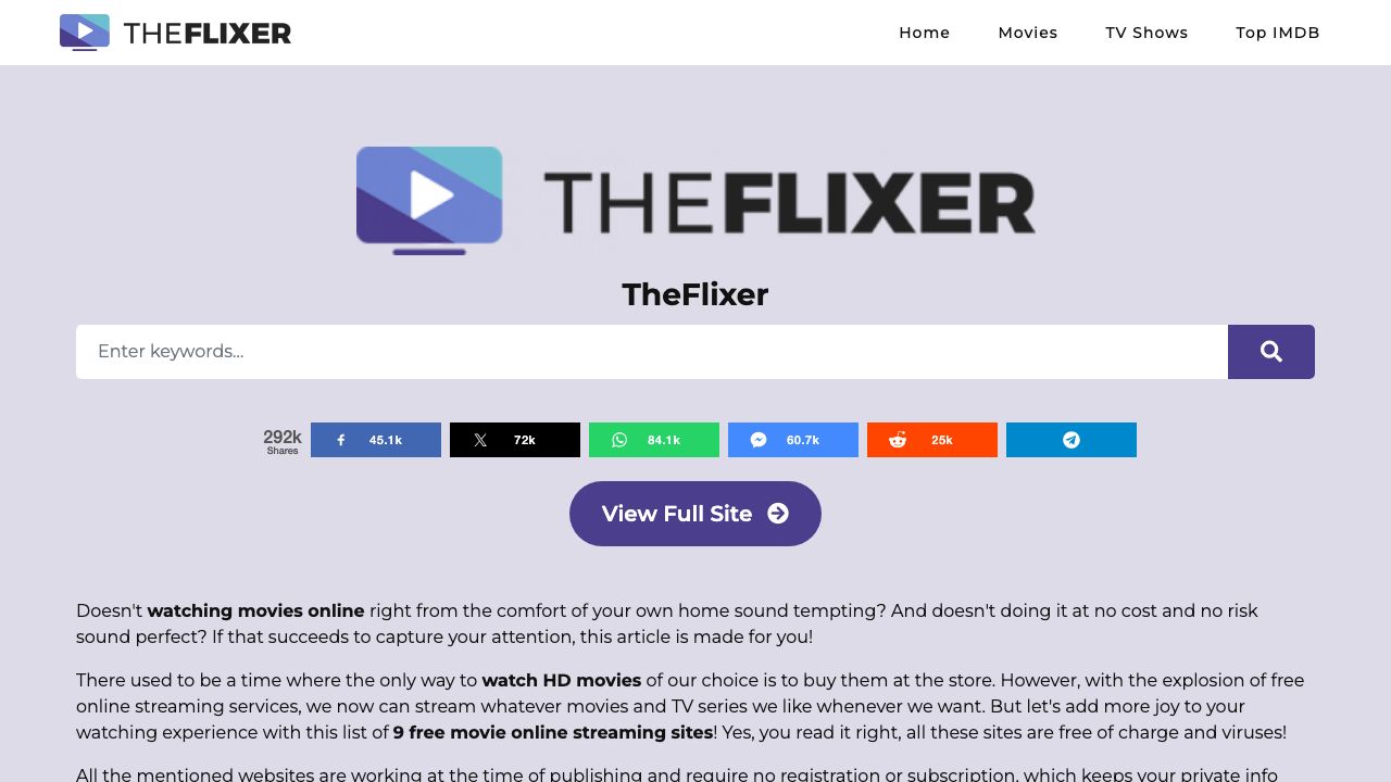 Screenshot of theflixertv.to